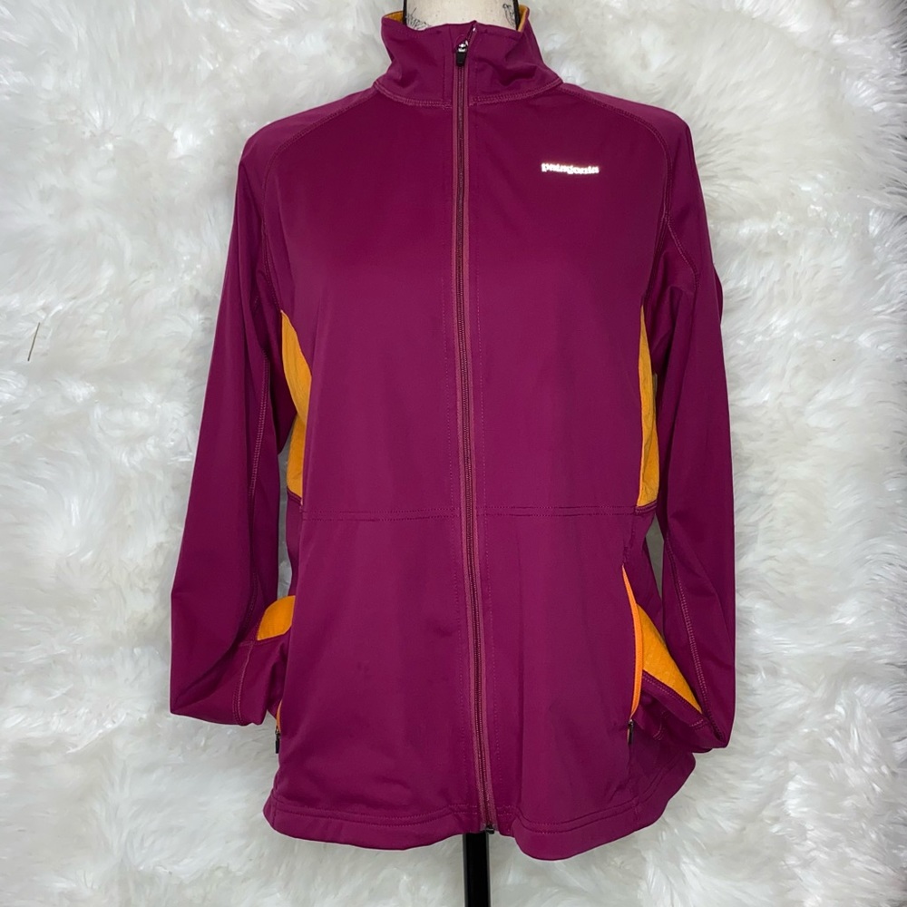 Patagonia Women's Jacket - Purple and Orange